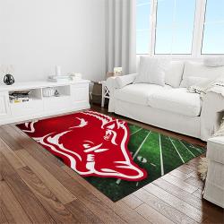 NCAA Arkansas Razorbacks College Sport Basketball And Foolball Team Logo Rectangle Area Rug AR30