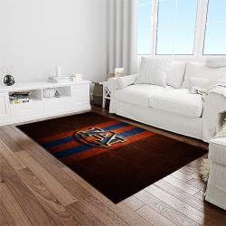NCAA Auburn Tigers College Sport Basketball And Foolball Team Logo Rectangle Area Rug ATS12