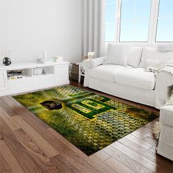 NCAA Baylor Bears Sport Basketball And Foolball Team Logo Rectangle Area Rug BB05