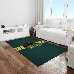 NCAA Baylor Bears Sport Basketball And Foolball Team Logo Rectangle Area Rug BB12