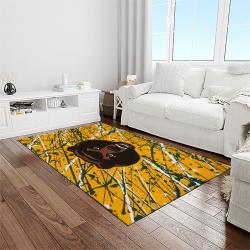 NCAA Baylor Bears Sport Basketball And Foolball Team Logo Rectangle Area Rug BB16