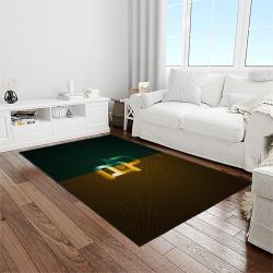 NCAA Baylor Bears Sport Basketball And Foolball Team Logo Rectangle Area Rug BB29