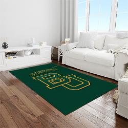 NCAA Baylor Bears Sport Basketball And Foolball Team Logo Rectangle Area Rug BB34