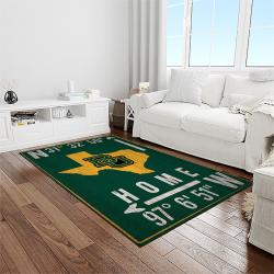 NCAA Baylor Bears Sport Basketball And Foolball Team Logo Rectangle Area Rug BB44