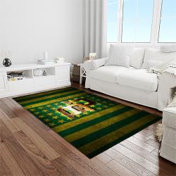 NCAA Baylor Bears Sport Basketball And Foolball Team Logo Rectangle Area Rug BB47