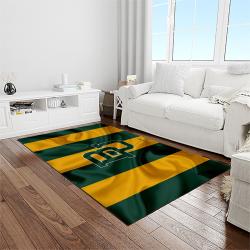 NCAA Baylor Bears Sport Basketball And Foolball Team Logo Rectangle Area Rug BB49