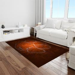 NCAA Clemson Tigers College Sport Basketball And Foolball Team Logo Rectangle Area Rug CT27