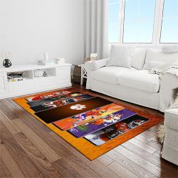 NCAA Clemson Tigers College Sport Basketball And Foolball Team Logo Rectangle Area Rug CT35