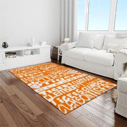 NCAA Clemson Tigers College Sport Basketball And Foolball Team Logo Rectangle Area Rug CT82