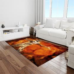 NCAA Clemson Tigers College Sport Basketball And Foolball Team Logo Rectangle Area Rug CT84