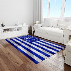 NCAA Duke Blue Devils College Sport Basketball And Foolball Team Logo Rectangle Area Rug DBS02