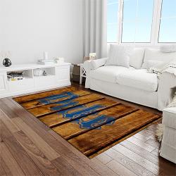 NCAA Duke Blue Devils College Sport Basketball And Foolball Team Logo Rectangle Area Rug DBS16
