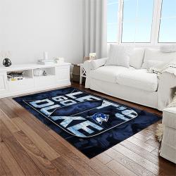 NCAA Duke Blue Devils College Sport Basketball And Foolball Team Logo Rectangle Area Rug DBS31