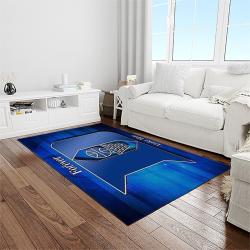 NCAA Duke Blue Devils College Sport Basketball And Foolball Team Logo Rectangle Area Rug DBS42