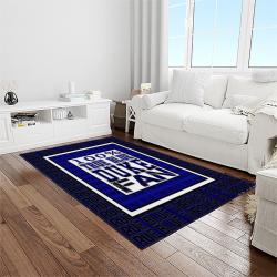 NCAA Duke Blue Devils College Sport Basketball And Foolball Team Logo Rectangle Area Rug DBS45