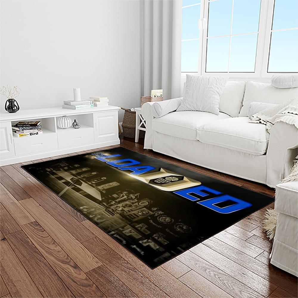 NCAA Duke Blue Devils College Sport Basketball And Foolball Team Logo Rectangle Area Rug DBS50