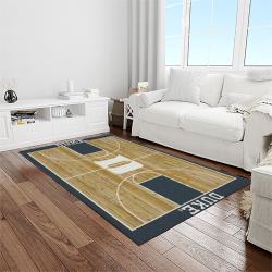 NCAA Duke Blue Devils College Sport Basketball And Foolball Team Logo Rectangle Area Rug DBS52