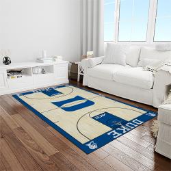 NCAA Duke Blue Devils College Sport Basketball And Foolball Team Logo Rectangle Area Rug DBS53
