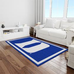 NCAA Duke Blue Devils College Sport Basketball And Foolball Team Logo Rectangle Area Rug DBS55