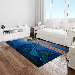 NCAA Florida Gators College Sport Basketball And Foolball Team Logo Rectangle Area Rug FG15