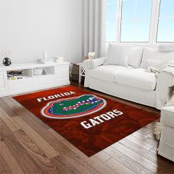 NCAA Florida Gators College Sport Basketball And Foolball Team Logo Rectangle Area Rug FG20