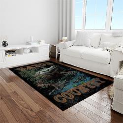 NCAA Florida Gators College Sport Basketball And Foolball Team Logo Rectangle Area Rug FG27