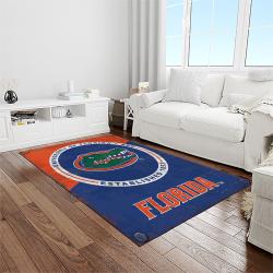 NCAA Florida Gators College Sport Basketball And Foolball Team Logo Rectangle Area Rug FG29