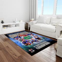 NCAA Florida Gators College Sport Basketball And Foolball Team Logo Rectangle Area Rug FG38