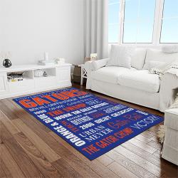 NCAA Florida Gators College Sport Basketball And Foolball Team Logo Rectangle Area Rug FG39