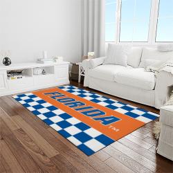 NCAA Florida Gators College Sport Basketball And Foolball Team Logo Rectangle Area Rug FG47
