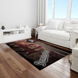NCAA Florida State Seminoles Sport Basketball And Foolball Team Logo Rectangle Area Rug FSS07