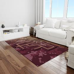 NCAA Florida State Seminoles Sport Basketball And Foolball Team Logo Rectangle Area Rug FSS19