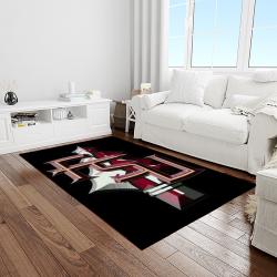 NCAA Florida State Seminoles Sport Basketball And Foolball Team Logo Rectangle Area Rug FSS20