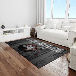 NCAA Florida State Seminoles Sport Basketball And Foolball Team Logo Rectangle Area Rug FSS35