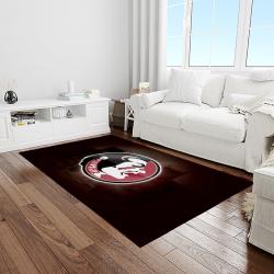 NCAA Florida State Seminoles Sport Basketball And Foolball Team Logo Rectangle Area Rug FSS46
