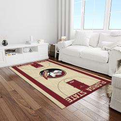 NCAA Florida State Seminoles Sport Basketball And Foolball Team Logo Rectangle Area Rug FSS53