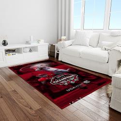 NCAA Georgia Bulldogs College Sport Basketball And Foolball Team Logo Rectangle Area Rug GBS02