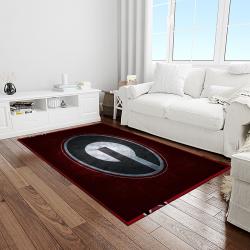 NCAA Georgia Bulldogs College Sport Basketball And Foolball Team Logo Rectangle Area Rug GBS39