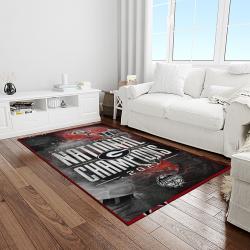 NCAA Georgia Bulldogs College Sport Basketball And Foolball Team Logo Rectangle Area Rug GBS49