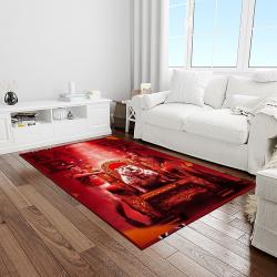 NCAA Georgia Bulldogs College Sport Basketball And Foolball Team Logo Rectangle Area Rug GBS52