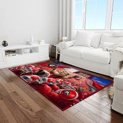 NCAA Georgia Bulldogs College Sport Basketball And Foolball Team Logo Rectangle Area Rug GBS55