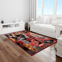 NCAA Georgia Bulldogs College Sport Basketball And Foolball Team Logo Rectangle Area Rug GBS57