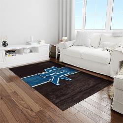 NCAA Kentucky Wildcats College Sport Basketball And Foolball Team Logo Rectangle Area Rug KTW07
