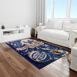 NCAA Kentucky Wildcats College Sport Basketball And Foolball Team Logo Rectangle Area Rug KTW24