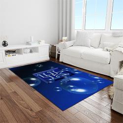 NCAA Kentucky Wildcats College Sport Basketball And Foolball Team Logo Rectangle Area Rug KTW25
