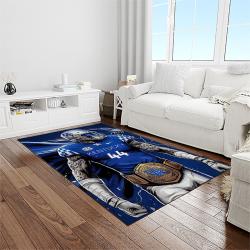 NCAA Kentucky Wildcats College Sport Basketball And Foolball Team Logo Rectangle Area Rug KTW41
