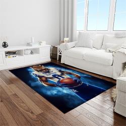 NCAA Kentucky Wildcats College Sport Basketball And Foolball Team Logo Rectangle Area Rug KTW43