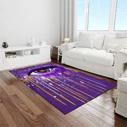 NCAA Louisiana State University College Sport Basketball And Foolball Team Logo Rectangle Area Rug LSU40