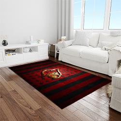 NCAA Louisville Cardinals College Sport Basketball And Foolball Team Logo Rectangle Area Rug LICS03