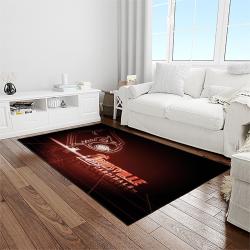 NCAA Louisville Cardinals College Sport Basketball And Foolball Team Logo Rectangle Area Rug LICS29